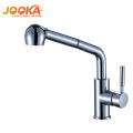 Manufacturer hot sales long neck pull out kitchen sink mixer taps